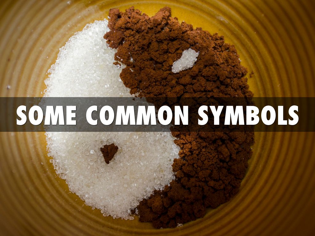 SOME COMMON SYMBOLS
