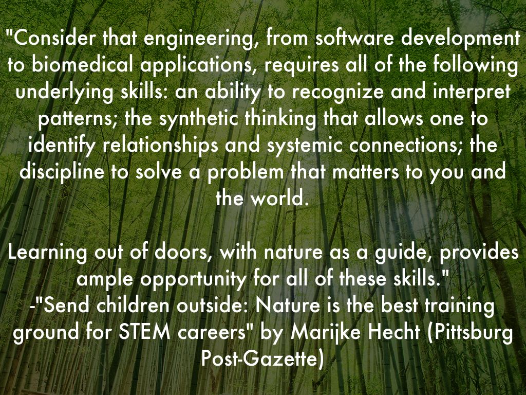 Copy of Nature Walk: The Intersection of Science and