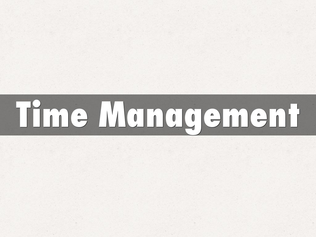 Time Management