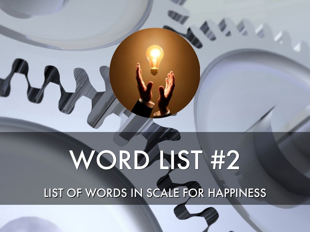 Word List #2