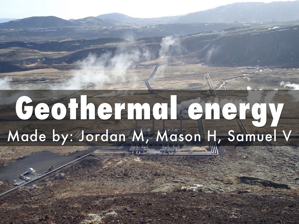 Geothermal energy