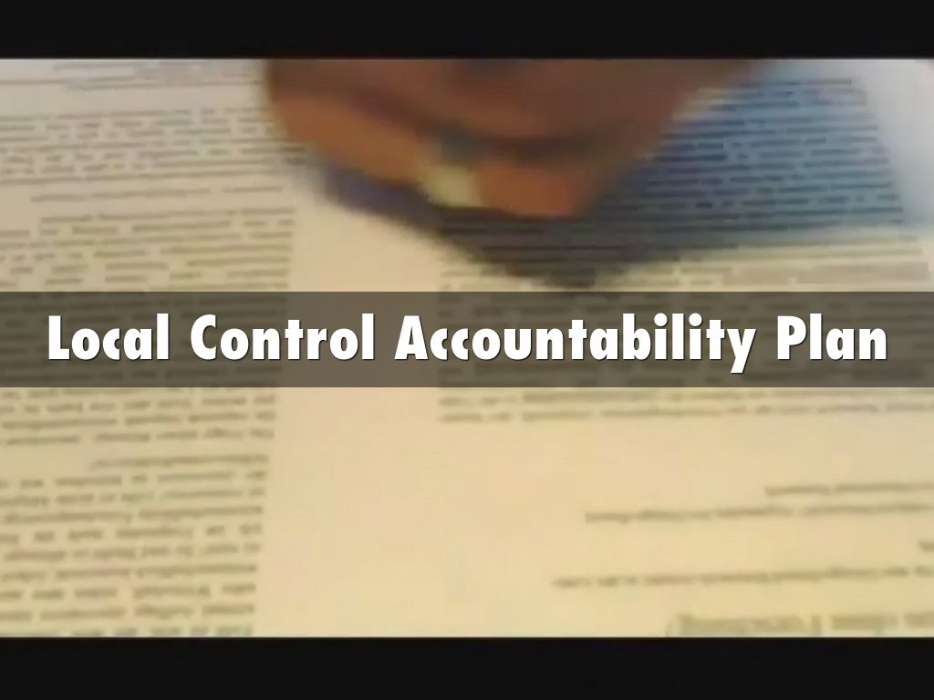 Local Control Accountability Plan
