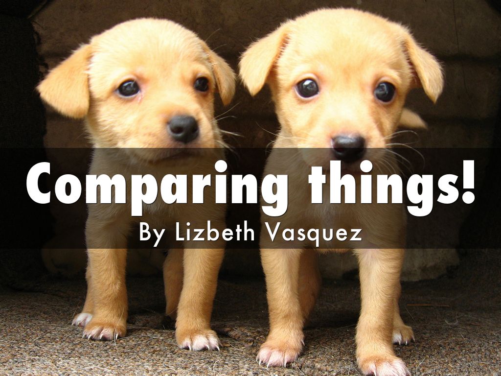 Comparing things!