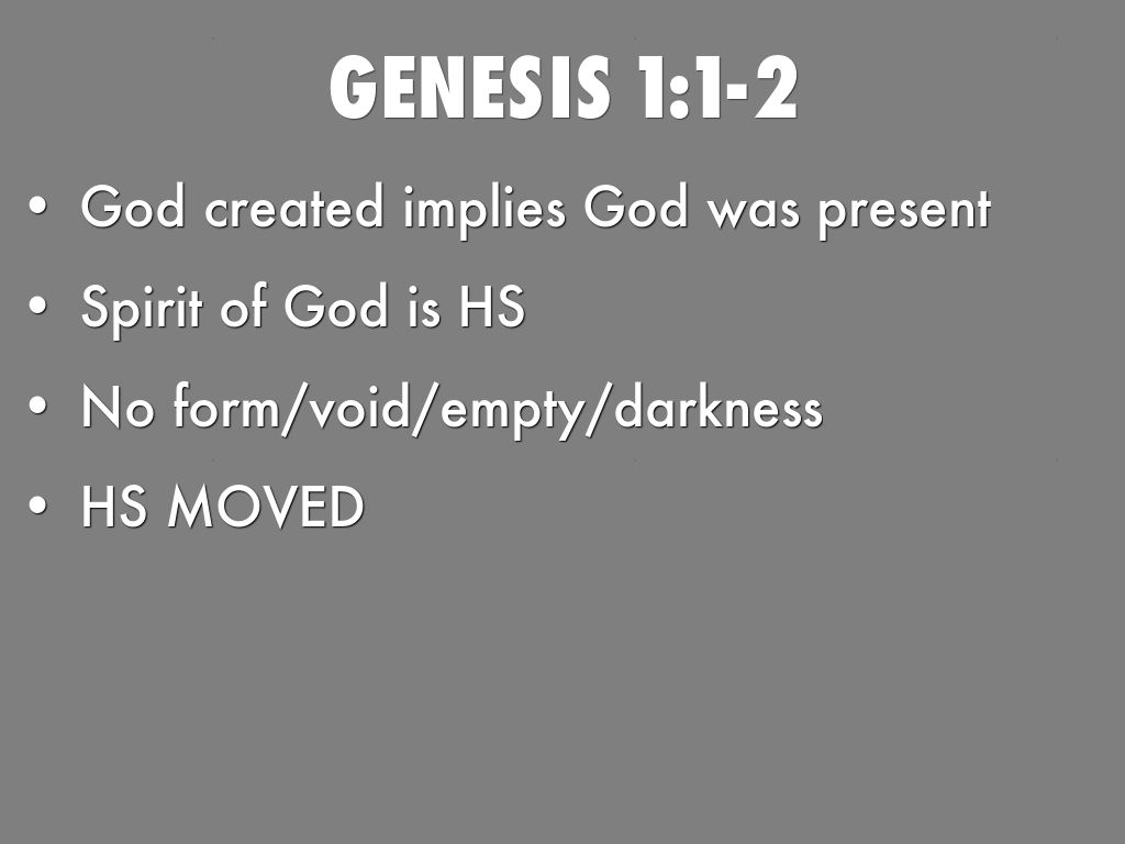 Genesis 1:1-2