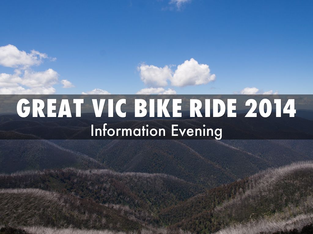 great vic bike ride 2014