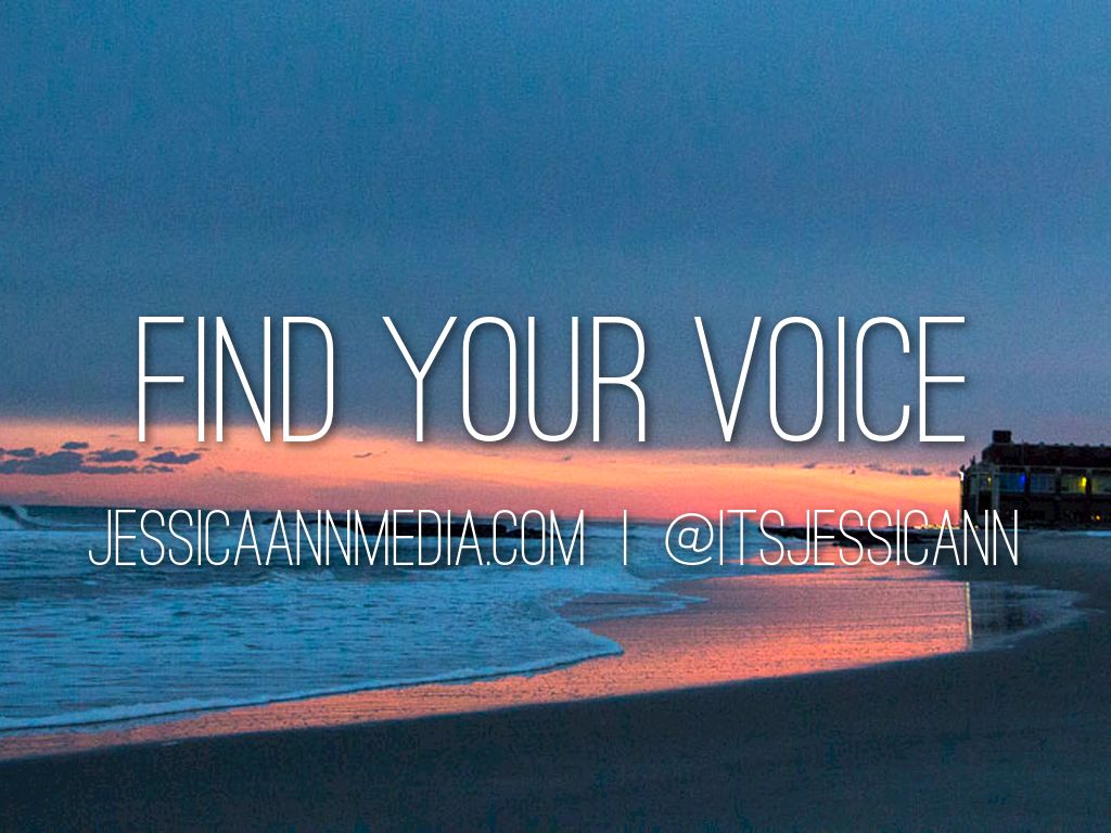 find your voice