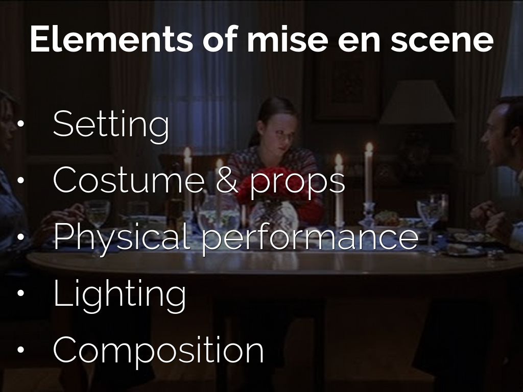 What Is Mise en scene By Twitter lsfilm