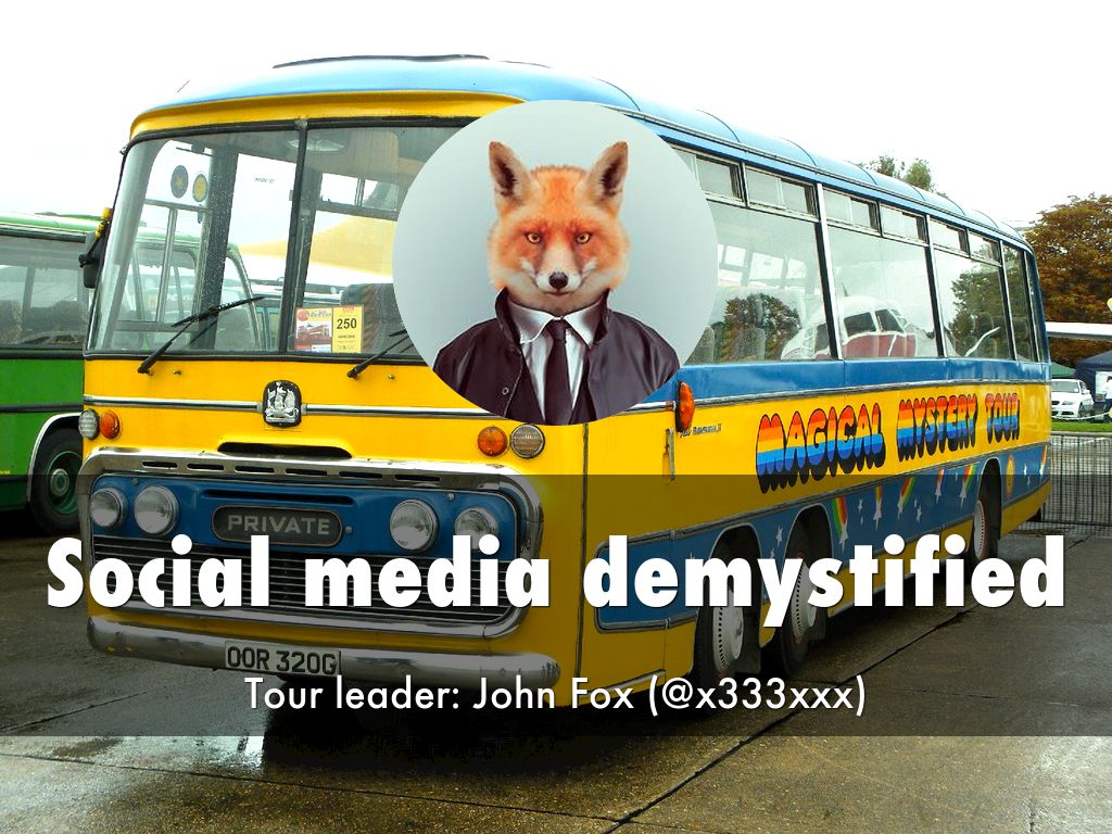 Getting to grips with social media for business - John Fox