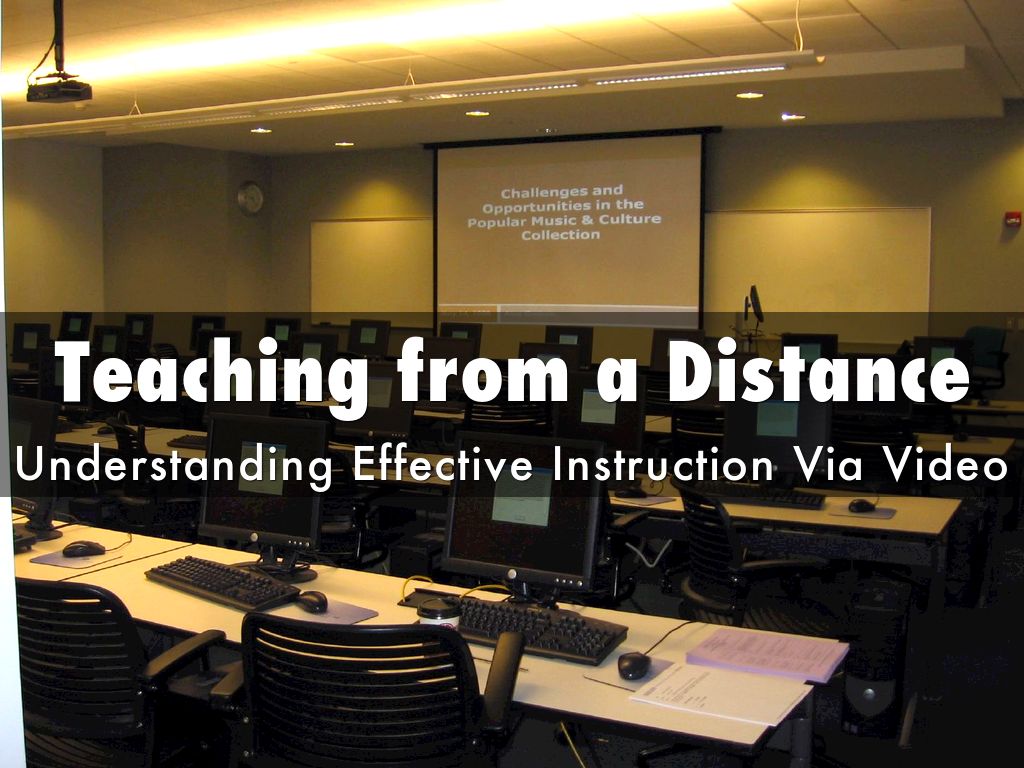 Teaching from a Distance by Miriam Williams
