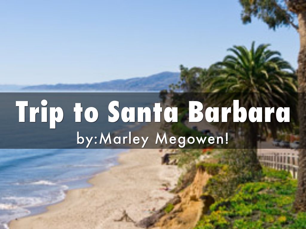SANTA BARBARA! -It takes 2,256 miles to get from Cincinnati to Santa Barbara, Calafornia  -When I made my map, my porportion was 1 cm/133 =12/2,256.  1 cm= 133 miles