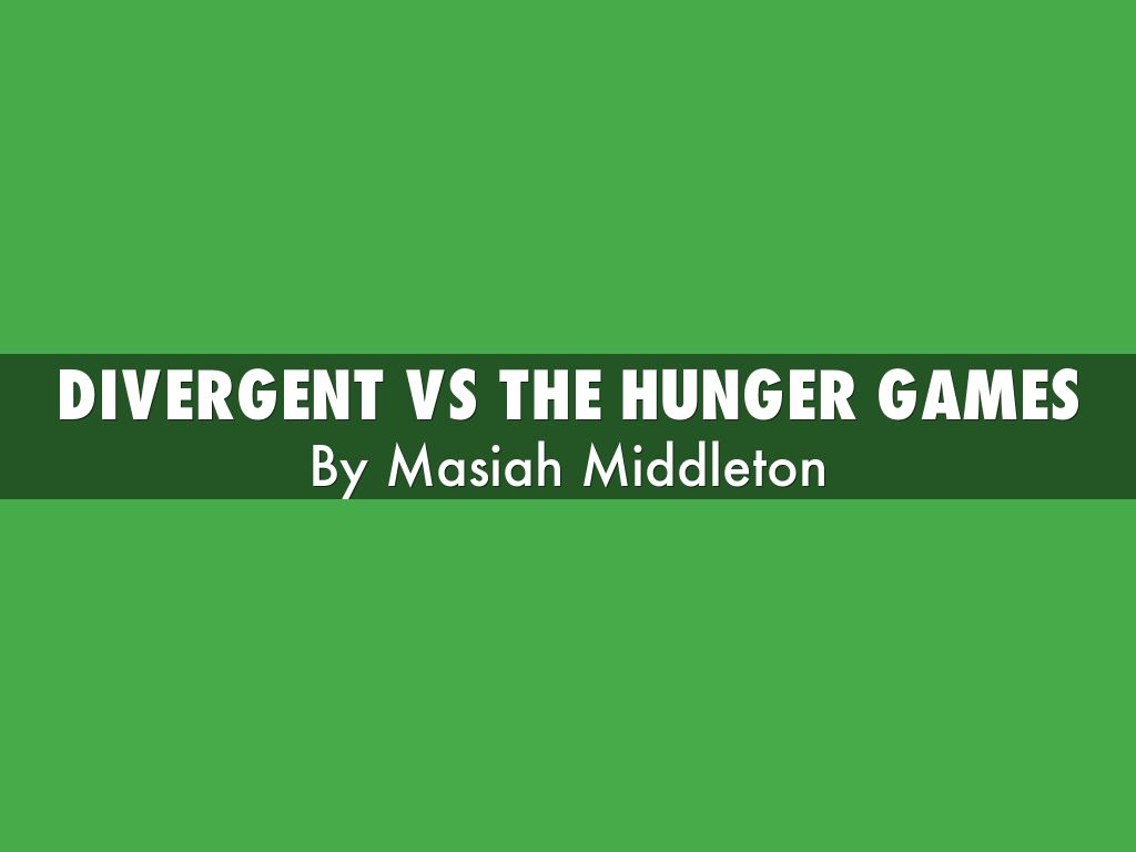 Divergent vs The Hunger games