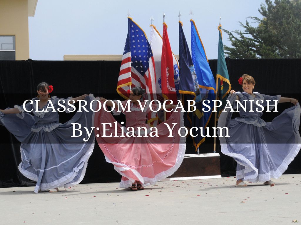 Classroom Vocab Spanish