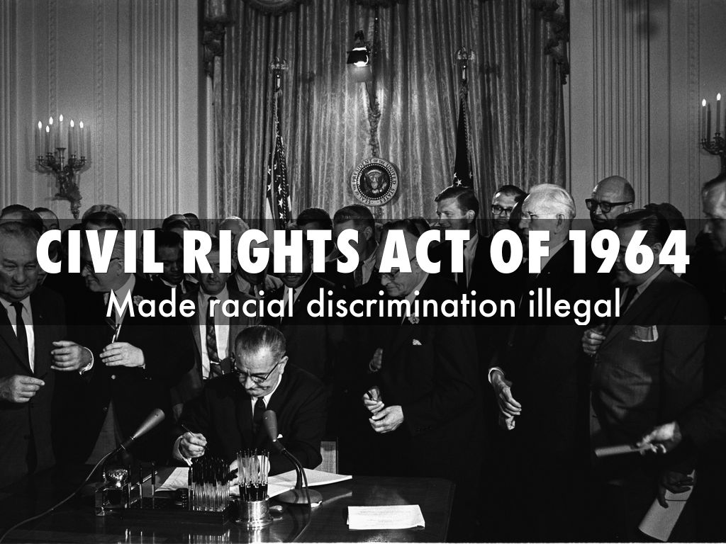civil rights act 1964 Read cnn's 1964 civil rights act fast facts and learn about the law that prohibits discrimination on the basis of race, color, religion, sex or national origin. civil rights act 1964 Read cnn's 1964 civil rights act fast facts and learn about the law that prohibits discrimination on the basis of race, color, religion, sex or national origin.