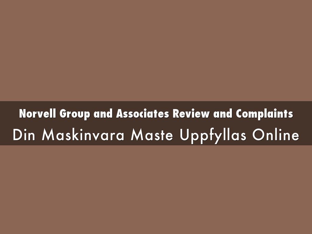 Norvell Group and Associates Review and Complaints