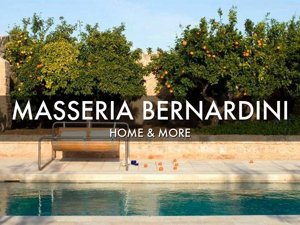 Masseria Bernardini - Salento Hospitality