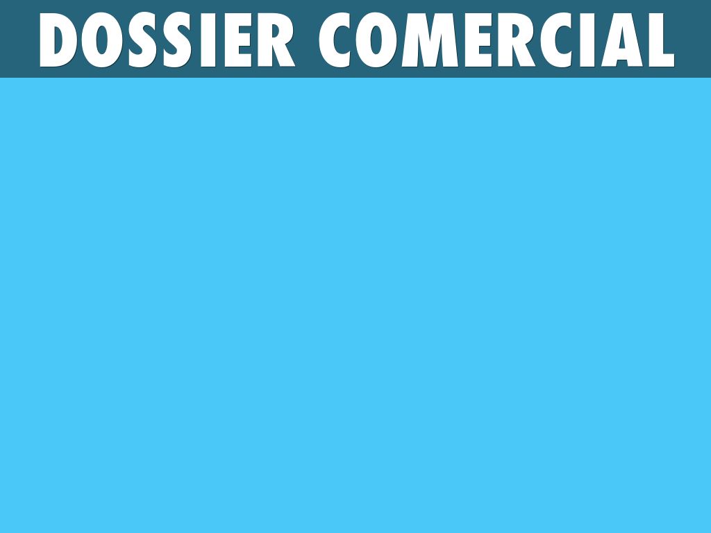 dossier comercial