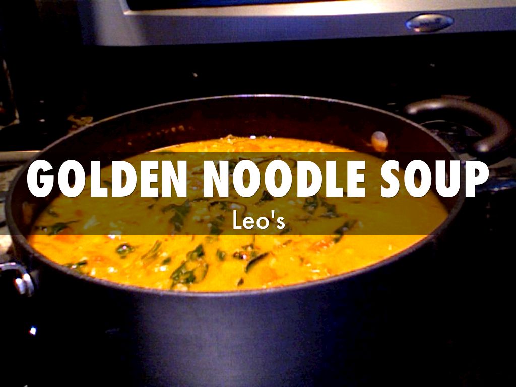 Golden Noodle Soup