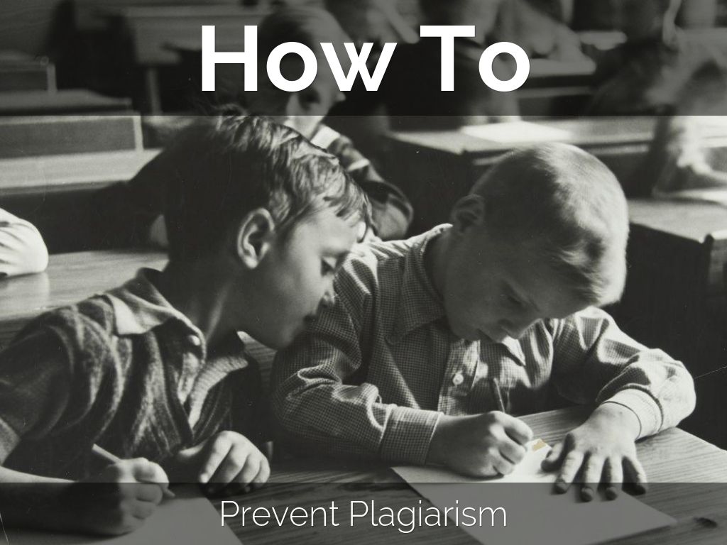 How To Prevent Plagiarism