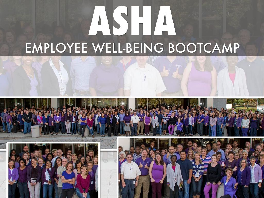ASHA Well-being Bootcamp 2014