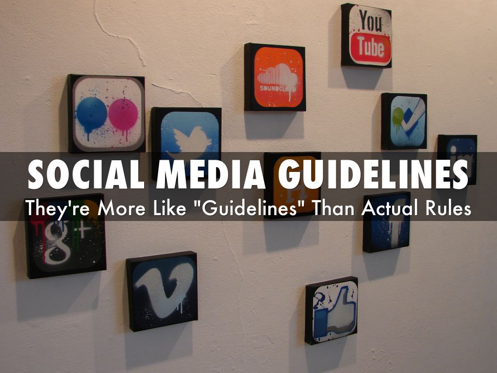 Social media guidelines