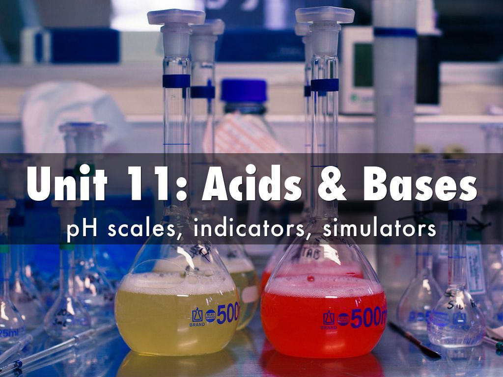 Unit 11: Acids & Bases