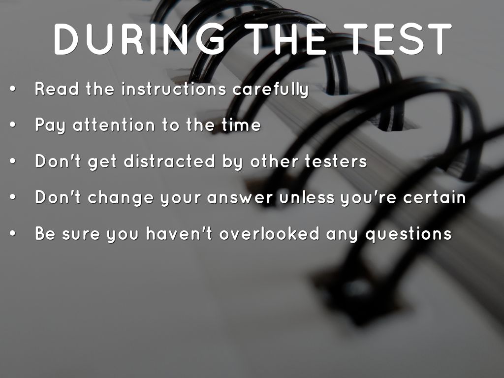 HOW TO TAKE A STANDARDIZED TEST by Catherine Ruedi