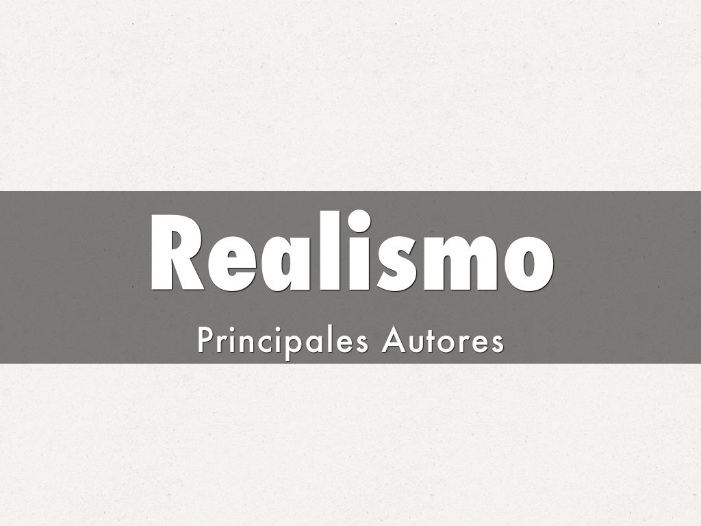 Realismo