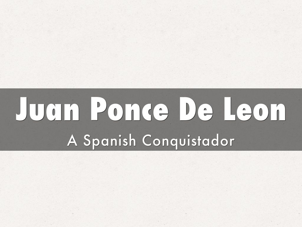 Juan Ponce De Leon