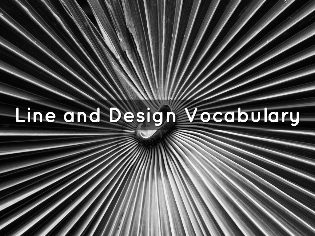 Line and Design Vocabulary