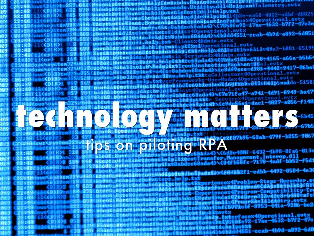 Copy of technology matters