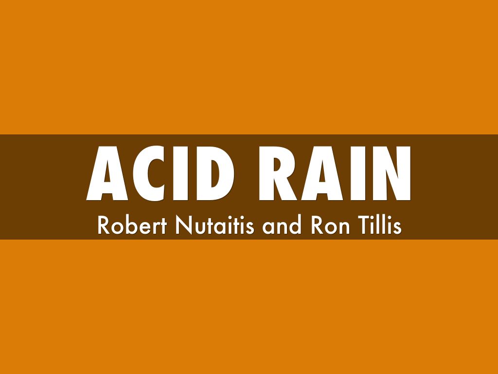 ACID Rain