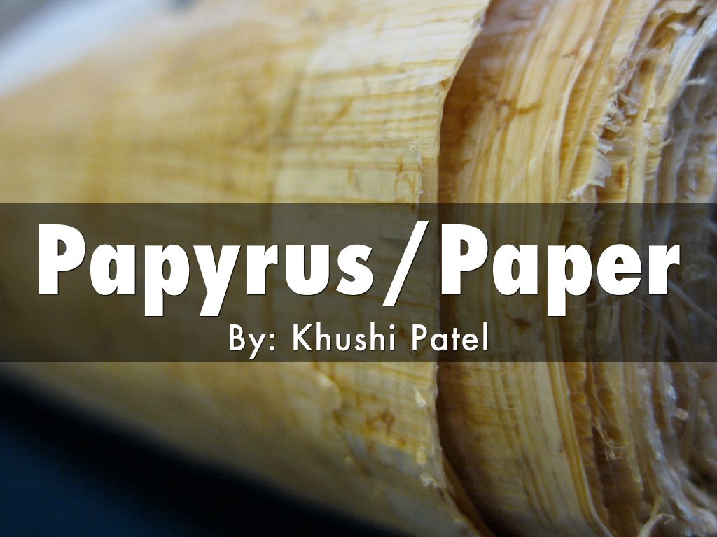 Papyrus/paper