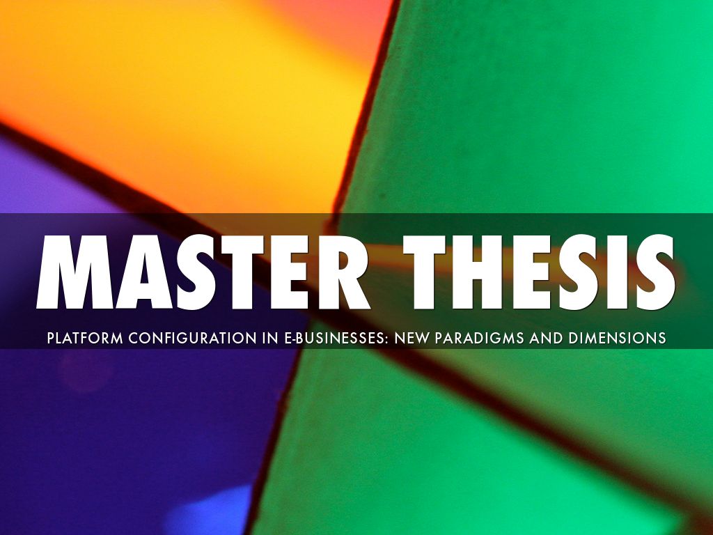 master thesis library