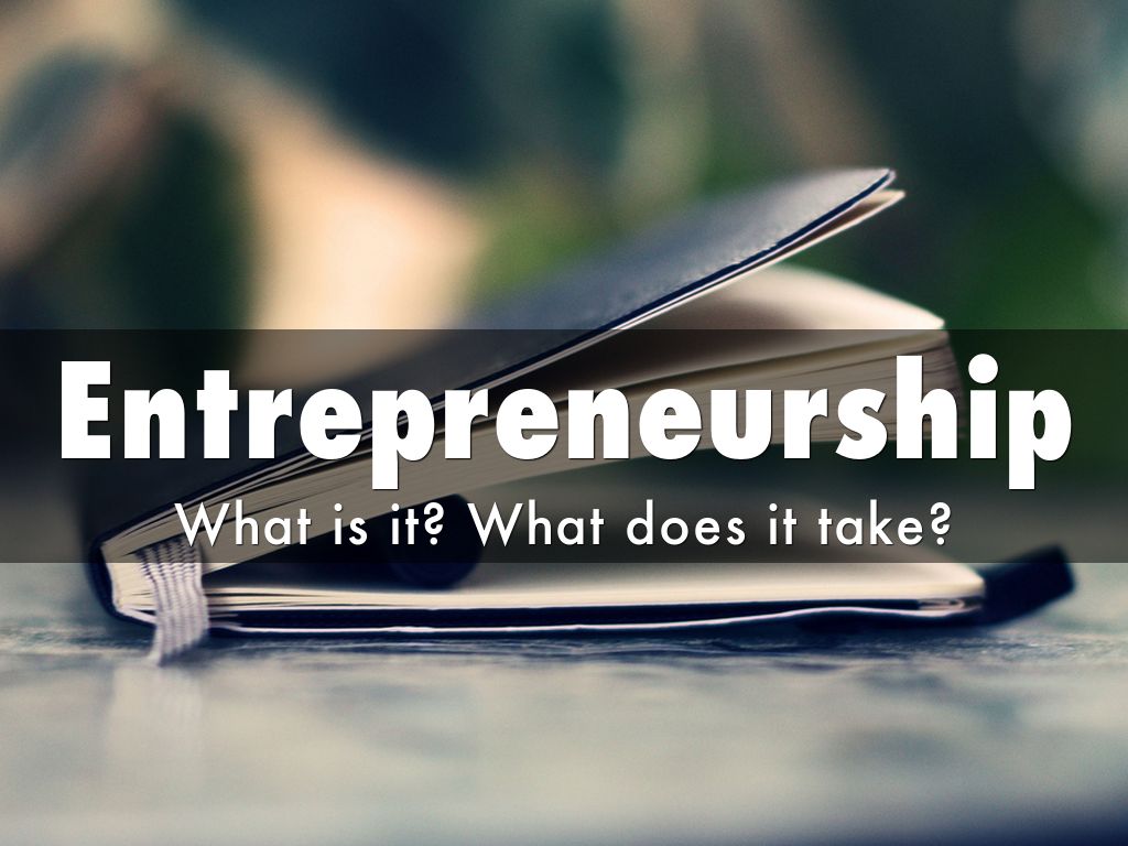 Entrepreneurship