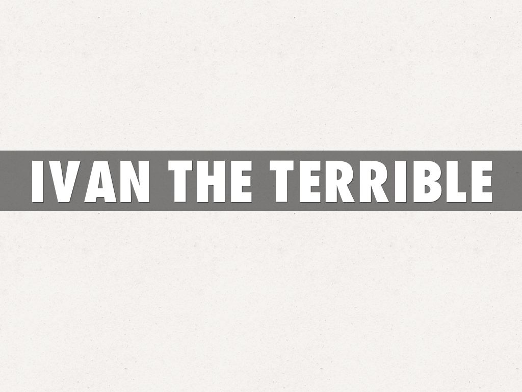 ivan the terrible