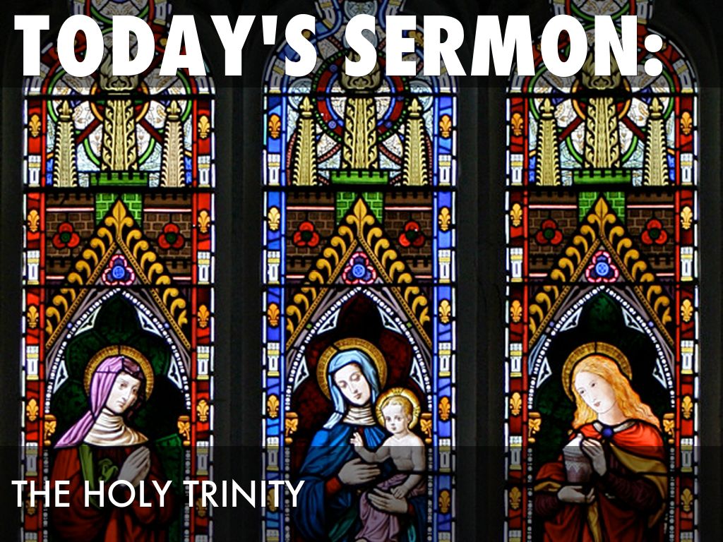 THE HOLY TRINITY. THE REAL ESTATE REVEREND