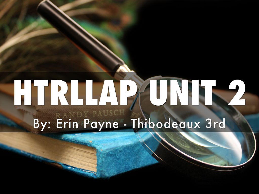 HTRLLAP Unit 2