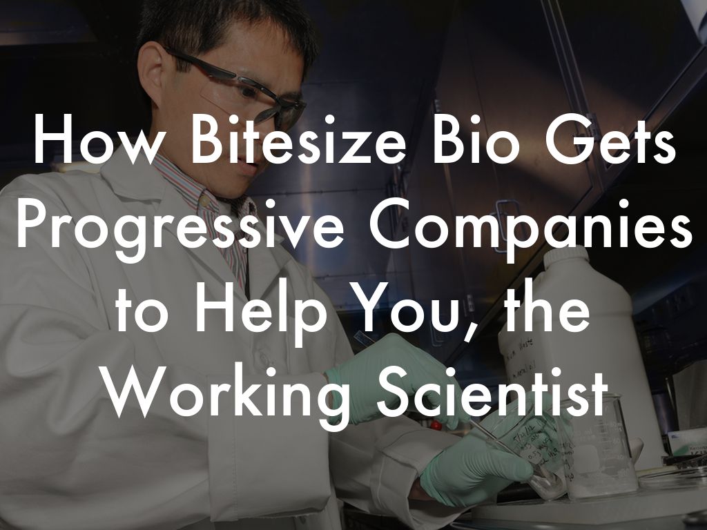 How Bitesize Bio Gets Progressive Companies to Help