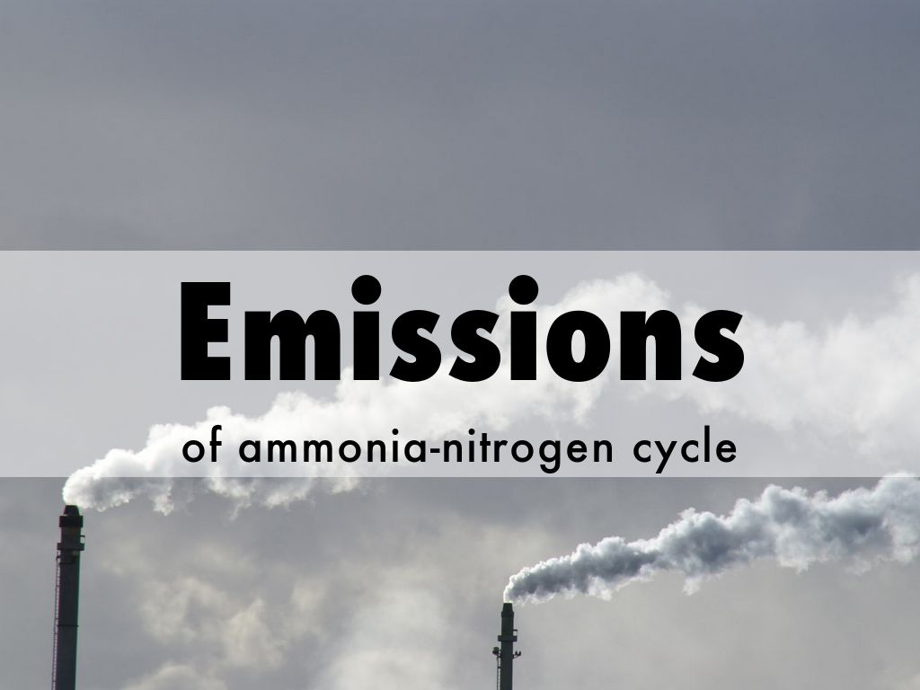 Copy of Emissions of ammonia-nitrogen cycle