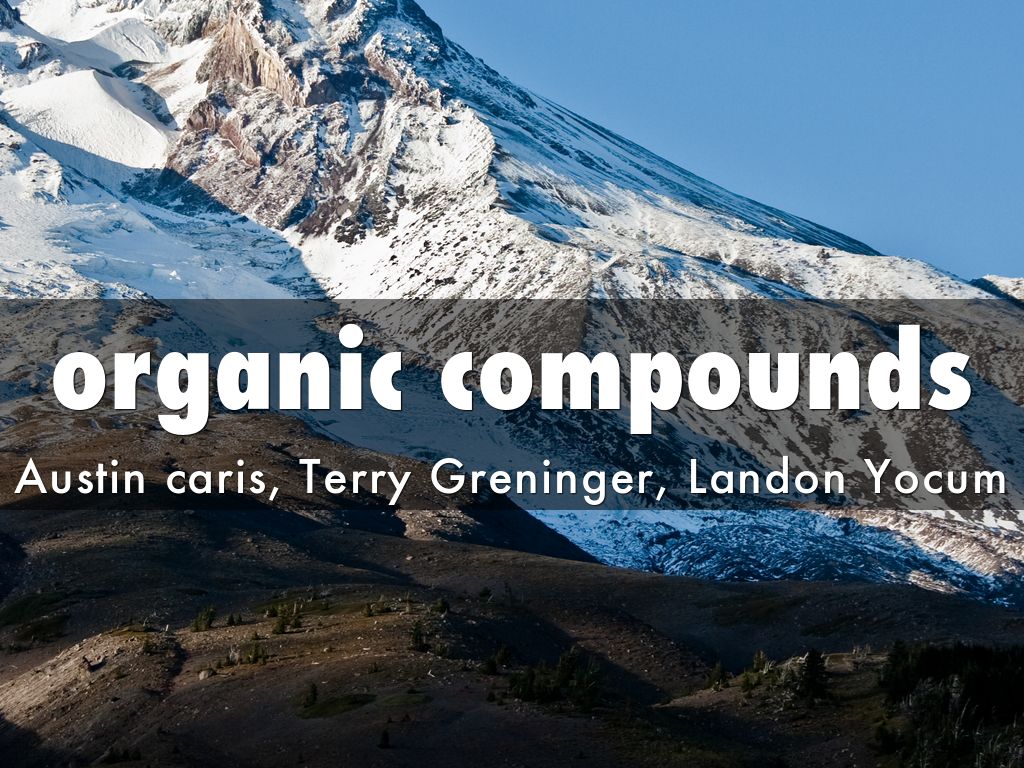 organic compounds