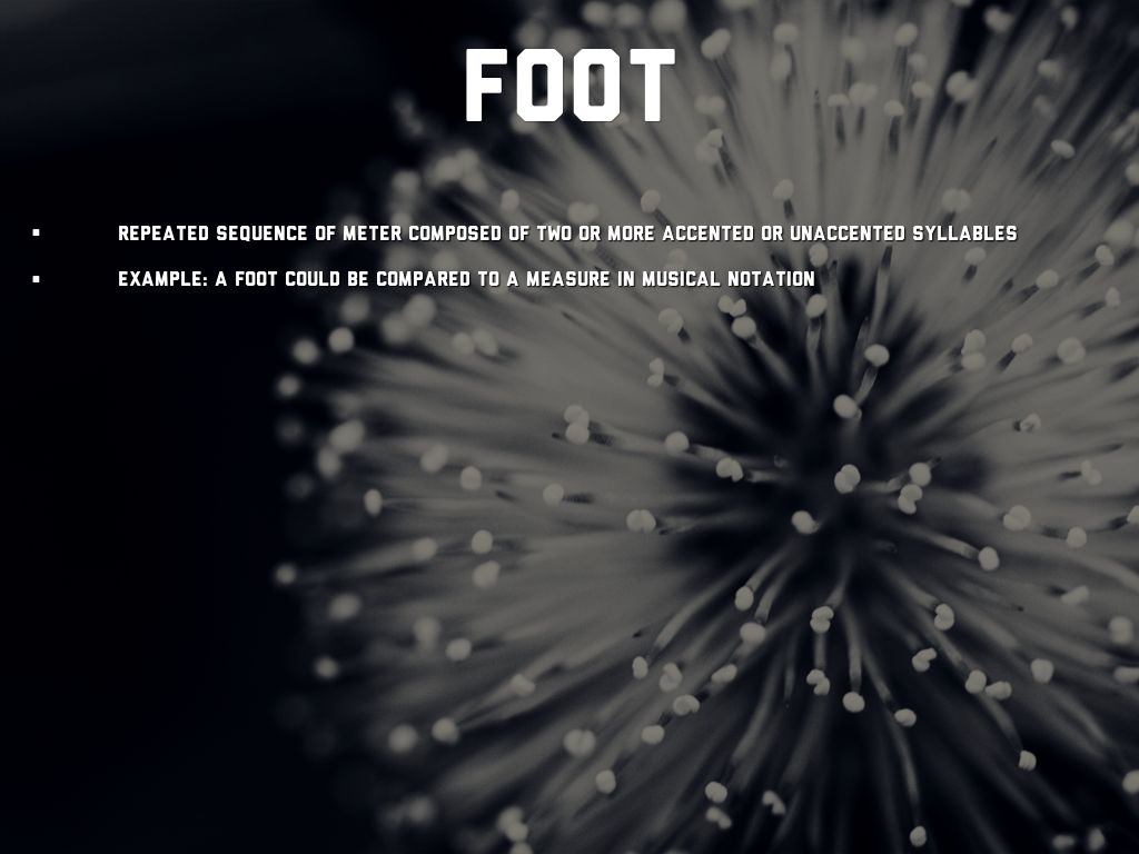 in poetic scansion a metrical foot in poetic scansion a metrical foot