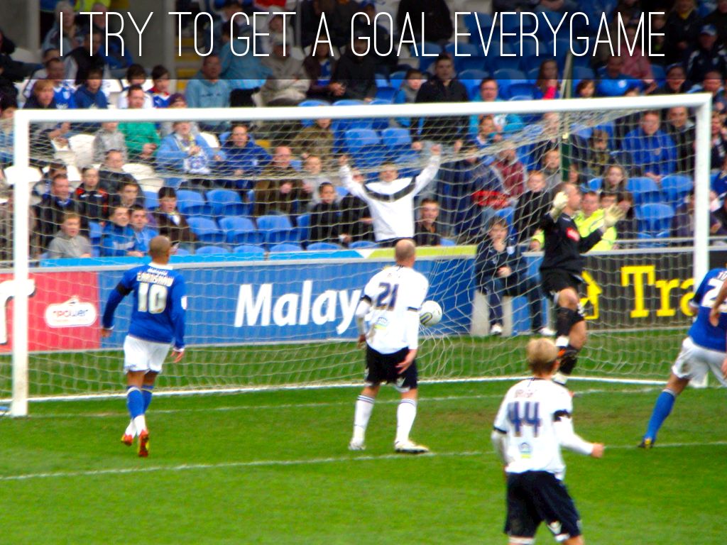 I am a good soccer player and a hardworking person by