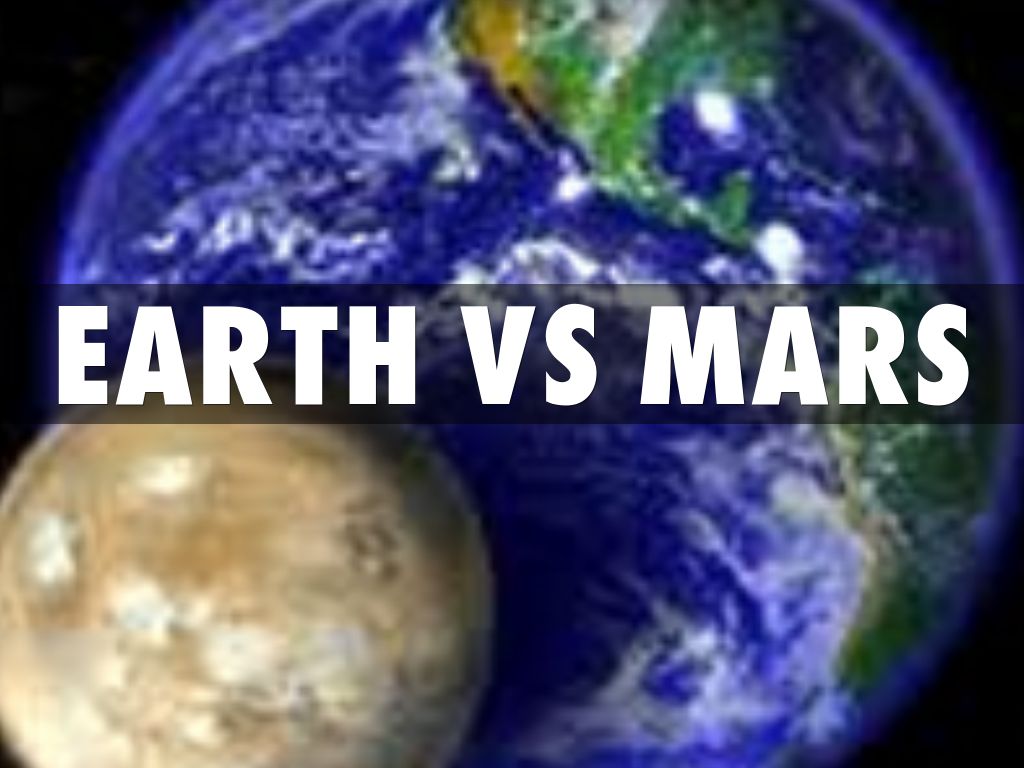 Earth vs mars by s51895