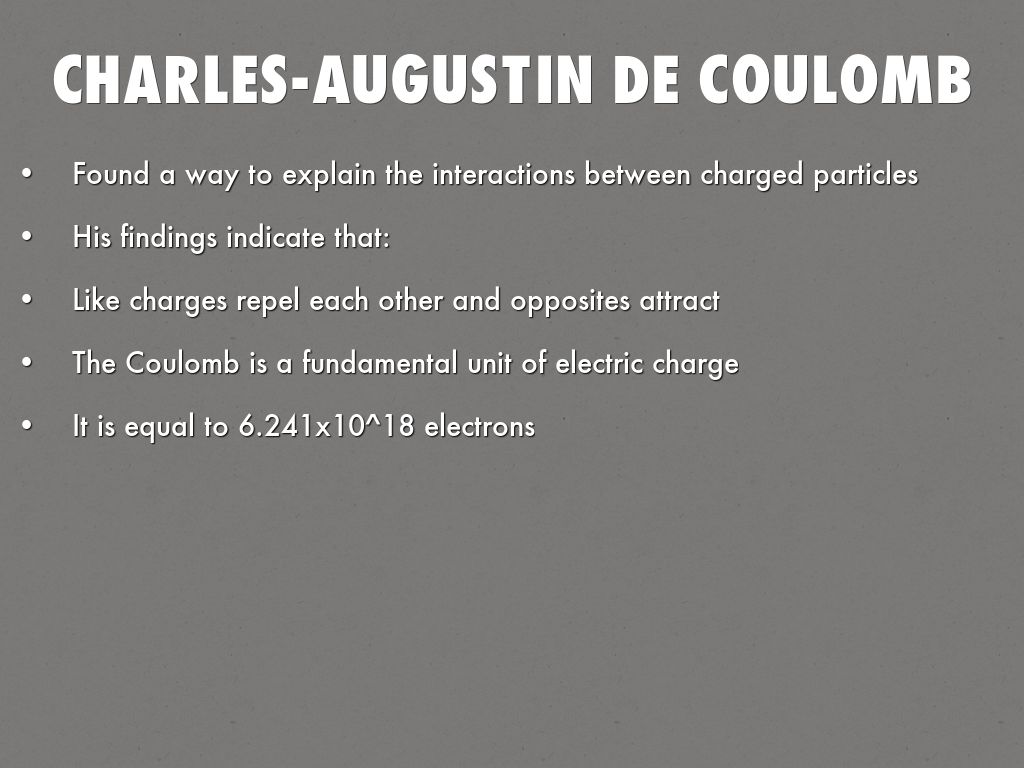 Charles-Augustin de Coulomb