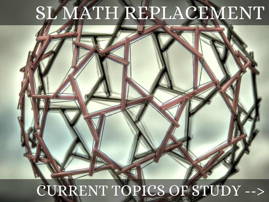 SL Math Replacement -