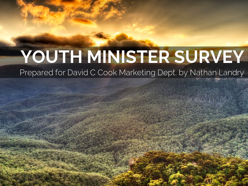 youth minister survey