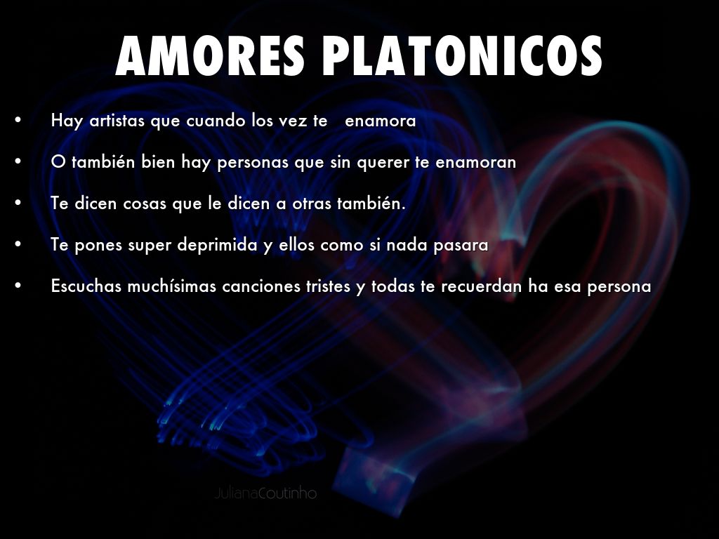 amores platonicos