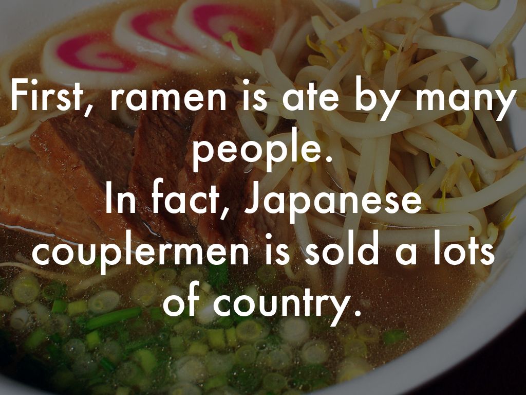 I think Japanese food is very famous for all over the