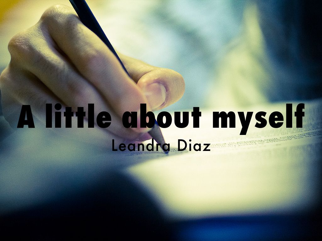 A little about myself