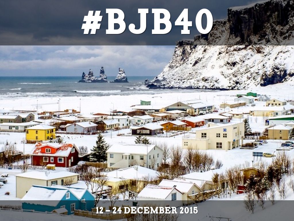 #BJB40 Itinerary